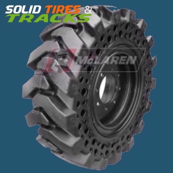 12.5x80-18 / 36.5x12-20 Backhoe Solid Rubber NuAir DT Tire - Heavy Duty