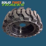 Solid Skid Steer Tires 10x16.5