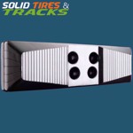 Komatsu 500mm Chain-On Rubber Pad - Heavy Duty