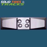 Bobcat 24" 600mm Chain-On Rubber Pad