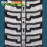 Set of 2 9" 230x72x46 Excavator Rubber Tracks