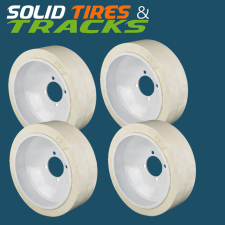 15x5 Scissor Lift Tires with Rim Assembly