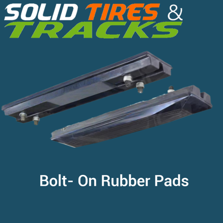475 mm Bolt-On Rubber Pad 171mm Pitch- Heavy Duty